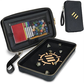 Tabletop RPG Dice Organizer Case & XL Rolling Tray