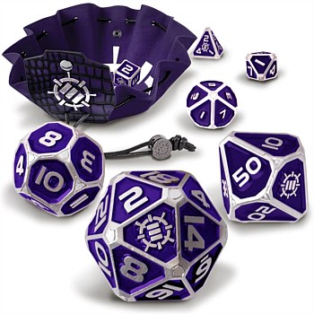 Tabletop Collectors 7pc Metal RPG Dice Set