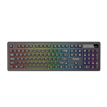 Black RGB Membrane Gaming Keyboard