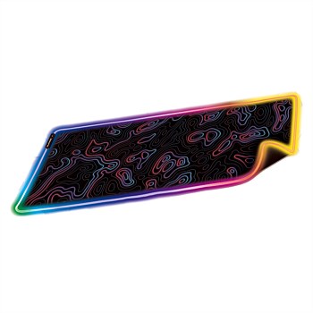 Aurora Topo Mouse Mat RGB