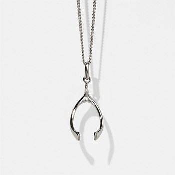 Wishbone Charm Necklace