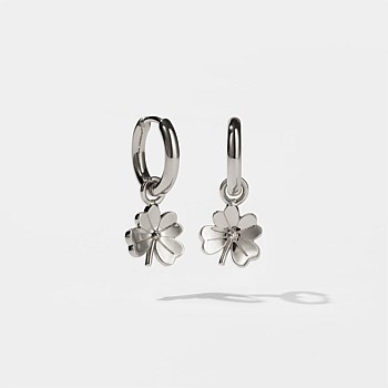Lucky Clover Charm Earrings