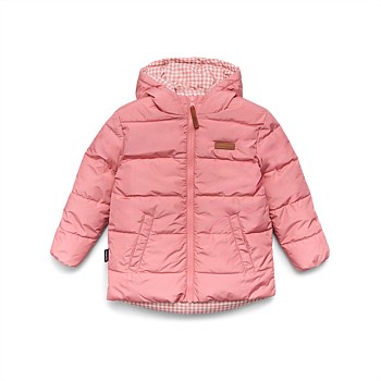 Reversible Eco-Puffer - Rose Gingham