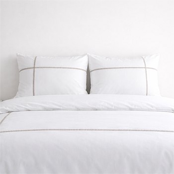 Hudson Taupe SKB Duvet Set