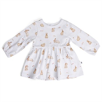 Cotton Long Sleeve Dress