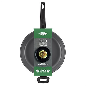 Ceramic Essentials Induction Deep Open Frypan 30cm With Helper Handle