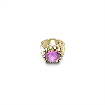 Claw Ring Mystic Quartz