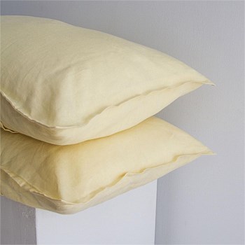 Linen Pillowcases - Butter