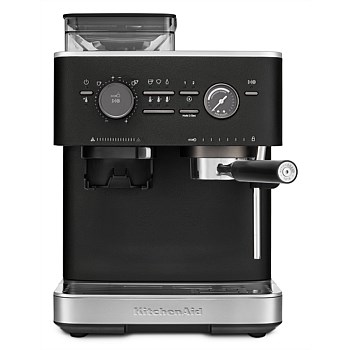 Semi Automatic Espresso Machine with Burr Grinder