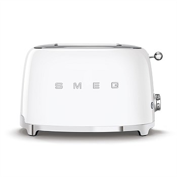 50's Style 2 Slice Toaster - White