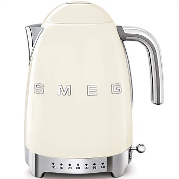 50's Style Electric Variable Temp Kettle - Cream