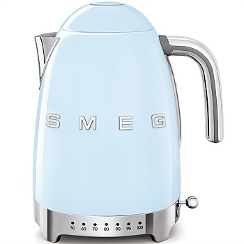 50's Style Electric Variable Temp Kettle - Pastel Blue