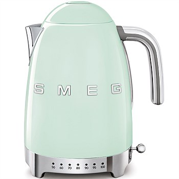50's Style Electric Variable Temp Kettle - Pastel Green