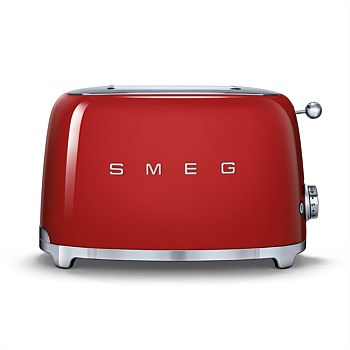 50's Style 2 Slice Toaster - Red