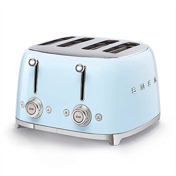 50's Style 4 Slot Toaster - Pastel Blue