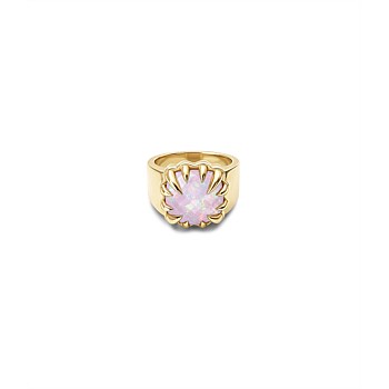 Claw Ring - Pink Bello Opal