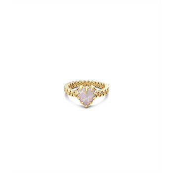 Mini Claw Ring - Pink Bello Opal