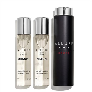 Allure Homme Sport by Chanel 3x Eau De Toilette Travel Spray