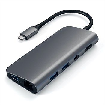 USB-C Multimedia Adapter 4K Ethernet Mini Display Port