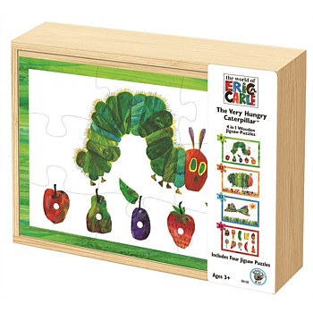 Eric Carle VHC 4 in 1 Wood Puzzle Box