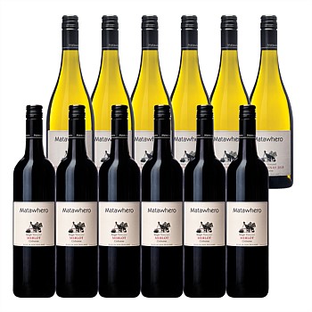 Matawhero Single Vineyard Chardonnay and Merlot 12 bottle case