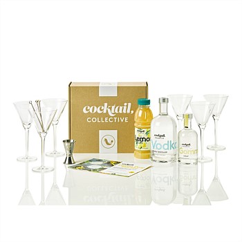 A Box of Cocktails - The Lemon Drop Martini Cocktail set