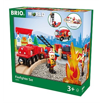 Vehicle - Firefighter Set, 18 Pieces